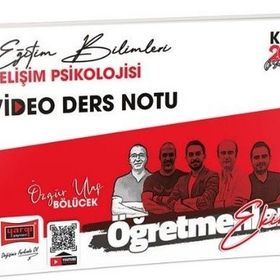 Yargı Yayınları 2023 KPSS Eğitim Bilimleri Öğretmenler Ekibi Gelişim Psikolojisi Video Ders Notları