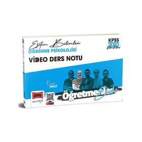 Yargı Yayınları 2023 KPSS Eğitim Bilimleri Öğretmenler Ekibi Öğrenme Psikolojisi Video Ders Notları