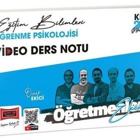 Yargı Yayınları 2023 KPSS Eğitim Bilimleri Öğretmenler Ekibi Öğrenme Psikolojisi Video Ders Notları