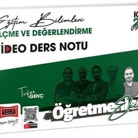 Yargı Yayınları 2023 KPSS Eğitim Bilimleri Öğretmenler Ekibi Ölçme ve Değerlendirme Video Ders Notları