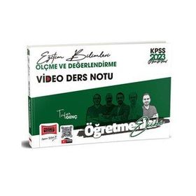 Yargı Yayınları 2023 KPSS Eğitim Bilimleri Öğretmenler Ekibi Ölçme ve Değerlendirme Video Ders Notları