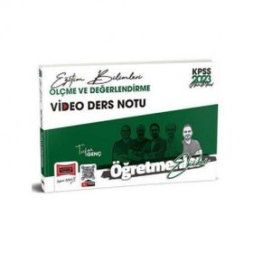 Yargı Yayınları 2023 KPSS Eğitim Bilimleri Öğretmenler Ekibi Ölçme ve Değerlendirme Video Ders Notları