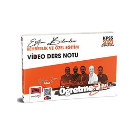 Yargı Yayınları 2023 KPSS Eğitim Bilimleri Öğretmenler Ekibi Rehberlik ve Özel Eğitim Video Ders Notları