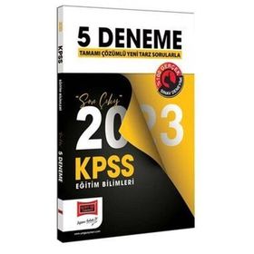 Yargı Yayınları 2023 KPSS Eğitim Bilimleri Tamamı Çözümlü Son Çıkış 5 Deneme Sınavı