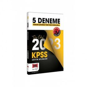 Yargı Yayınları 2023 KPSS Eğitim Bilimleri Tamamı Çözümlü Son Çıkış 5 Deneme Sınavı