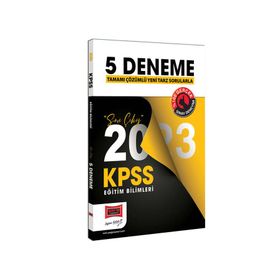 Yargı Yayınları 2023 KPSS Eğitim Bilimleri Tamamı Çözümlü Son Çıkış 5 Deneme Sınavı