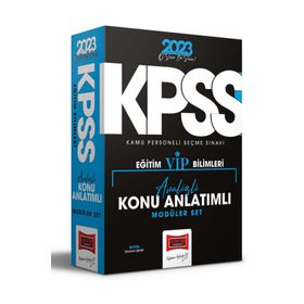 Yargı Yayınları 2023 KPSS Eğitim Bilimleri Tüm Dersler Konu Anlatımlı Modüler Set