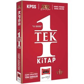 Yargı Yayınları 2023 KPSS Genel Kültür - Genel Yetenek 5 Ders Tek Kitap Tüm Dersler Konu Anlatımı