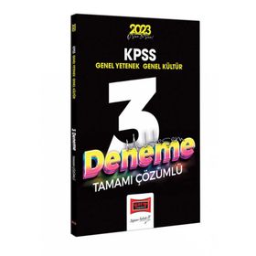 Yargı Yayınları 2023 KPSS Genel Kültür Genel Yetenek Tamamı Çözümlü Muhteşem 3 Deneme Sınavı