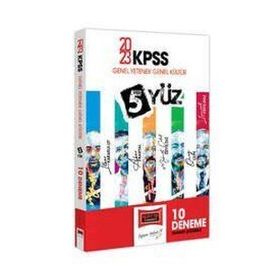 Yargı Yayınları 2023 KPSS Genel Yetenek Genel Kültür 5 Yüz Ekibi Tamamı Çözümlü 10 Deneme