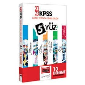 Yargı Yayınları 2023 KPSS Genel Yetenek Genel Kültür 5 Yüz Ekibi Tamamı Çözümlü 10 Deneme