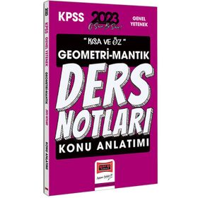Yargı Yayınları 2023 KPSS Kısa ve Öz Geometri ve Sayısal Mantık Konu Anlatımı Ders Notları