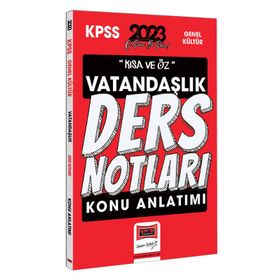 Yargı Yayınları 2023 KPSS Kısa ve Öz Vatandaşlık Konu Anlatımı Ders Notları
