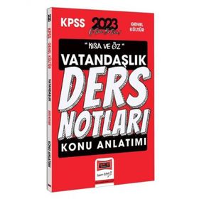 Yargı Yayınları 2023 KPSS Kısa ve Öz Vatandaşlık Konu Anlatımı Ders Notları