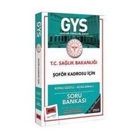 Yargı Yayınları - 2023 Sağlık Bakanlığı Şöför Kadrosu İçin Konu Özetli Açıklamalı Soru Bankası