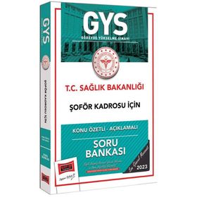 Yargı Yayınları - 2023 Sağlık Bakanlığı Şöför Kadrosu İçin Konu Özetli Açıklamalı Soru Bankası