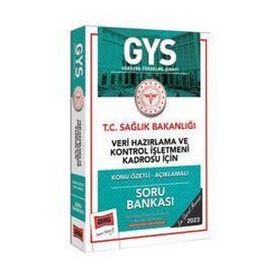 Yargı Yayınları - 2023 Sağlık Bakanlığı Veri Hazırlama ve Kontrol İşletmeni Kadrosu İçin Konu Özetli Açıklamalı Soru Bankası