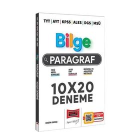 Yargı Yayınları 2023 TYT AYT KPSS ALES DGS MSÜ Bilge Paragraf 10x20 Deneme Sınavı