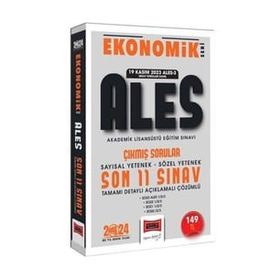 Yargı Yayınları 2024 ALES Çözümlü Son 11 Sınav Ekonomik Seri Çıkmış Sorular Tamamı