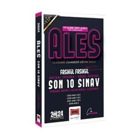Yargı Yayınları 2024 ALES Son 10 Sınav Çıkmış Sorular 19 Kasım 2023 ALES-3 Dahil Fasikül Fasikül