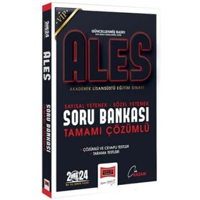Yargı Yayınları 2024 Ales Vip Sayısal Sözel Yetenek Tamamı Çözümlü Soru Bankası