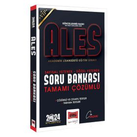 Yargı Yayınları 2024 Ales Vip Sayısal Sözel Yetenek Tamamı Çözümlü Soru Bankası