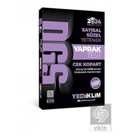 Yargı Yayınları - 2024 DGS Sayısal Yetenek Sözel Yetenek Yaprak Test Çek Kopart