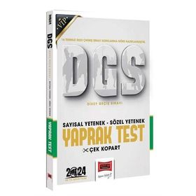 Yargı Yayınları - 2024 DGS Sayısal Yetenek Sözel Yetenek Yaprak Test Çek Kopart