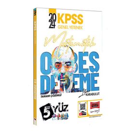 Yargı Yayınları - 2024 KPSS 5 Yüz Matematik Tamamı Çözümlü 15 Deneme