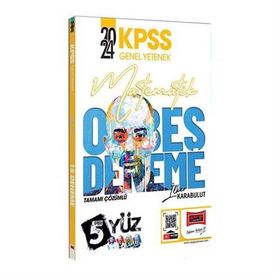 Yargı Yayınları - 2024 KPSS 5 Yüz Matematik Tamamı Çözümlü 15 Deneme
