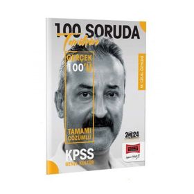 Yargı Yayınları - 2024 KPSS 5Yüz 100 Soruda Tamamı Çözümlü Tarihin Gerçek 100'ü