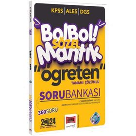 Yargı Yayınları - 2024 KPSS ALES DGS Bol Bol Öğreten Sözel Mantık Tamamı Çözümlü 360 Soru Bankası