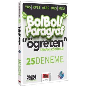 Yargı Yayınları 2024 KPSS ALES DGS YKS MSÜ Bol Bol Öğreten Paragraf Tamamı Çözümlü 25 Deneme