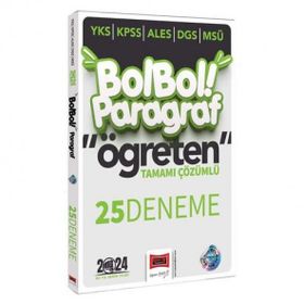Yargı Yayınları 2024 KPSS ALES DGS YKS MSÜ Bol Bol Öğreten Paragraf Tamamı Çözümlü 25 Deneme