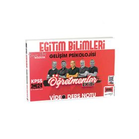 Yargı Yayınları - 2024 KPSS Eğitim Bilimleri Gelişim Psikolojisi Öğretmenler Ekibi Video Ders Notları