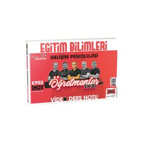 Yargı Yayınları - 2024 KPSS Eğitim Bilimleri Gelişim Psikolojisi Öğretmenler Ekibi Video Ders Notları