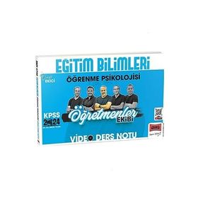 Yargı Yayınları - 2024 KPSS Eğitim Bilimleri Öğrenme Psikolojisi Öğretmenler Ekibi Video Ders Notları