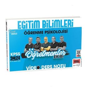 Yargı Yayınları - 2024 KPSS Eğitim Bilimleri Öğrenme Psikolojisi Öğretmenler Ekibi Video Ders Notları