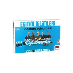Yargı Yayınları - 2024 KPSS Eğitim Bilimleri Öğrenme Psikolojisi Öğretmenler Ekibi Video Ders Notları
