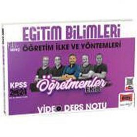 Yargı Yayınları - 2024 KPSS Eğitim Bilimleri Öğretim İlke ve Yöntemleri ÖYT Öğretmenler Ekibi Video Ders Notları