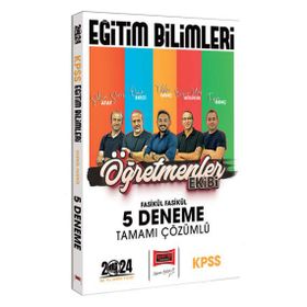 Yargı Yayınları 2024 KPSS Eğitim Bilimleri Öğretmenler Ekibi Fasikül Fasikül Tamamı Çözümlü 5 Deneme