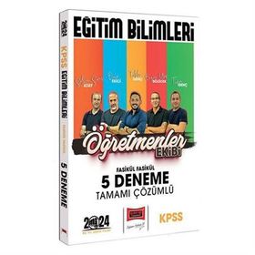 Yargı Yayınları 2024 KPSS Eğitim Bilimleri Öğretmenler Ekibi Fasikül Fasikül Tamamı Çözümlü 5 Deneme