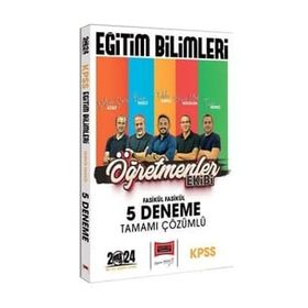 Yargı Yayınları 2024 KPSS Eğitim Bilimleri Öğretmenler Ekibi Fasikül Fasikül Tamamı Çözümlü 5 Deneme