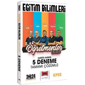 Yargı Yayınları 2024 KPSS Eğitim Bilimleri Öğretmenler Ekibi Fasikül Fasikül Tamamı Çözümlü 5 Deneme