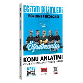 Yargı Yayınları - 2024 KPSS Eğitim Bilimleri Öğretmenler Ekibi Öğrenme Psikolojisi Konu Anlatımı