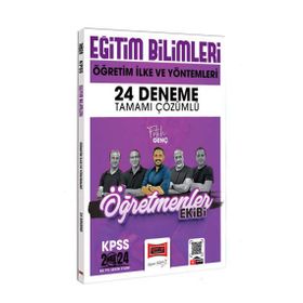 Yargı Yayınları 2024 KPSS Eğitim Bilimleri Öğretmenler Ekibi Öğretim İlke ve Yöntemleri Tamamı Çözümlü 24 Deneme