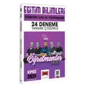 Yargı Yayınları 2024 KPSS Eğitim Bilimleri Öğretmenler Ekibi Öğretim İlke ve Yöntemleri Tamamı Çözümlü 24 Deneme