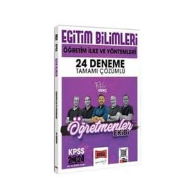 Yargı Yayınları 2024 KPSS Eğitim Bilimleri Öğretmenler Ekibi Öğretim İlke ve Yöntemleri Tamamı Çözümlü 24 Deneme