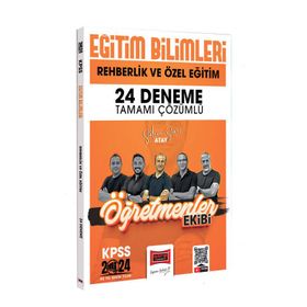 Yargı Yayınları - 2024 KPSS Eğitim Bilimleri Öğretmenler Ekibi Rehberlik ve Özel Eğitim Psikolojisi Tamamı Çözümlü 24 Deneme