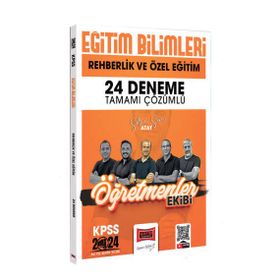 Yargı Yayınları - 2024 KPSS Eğitim Bilimleri Öğretmenler Ekibi Rehberlik ve Özel Eğitim Psikolojisi Tamamı Çözümlü 24 Deneme